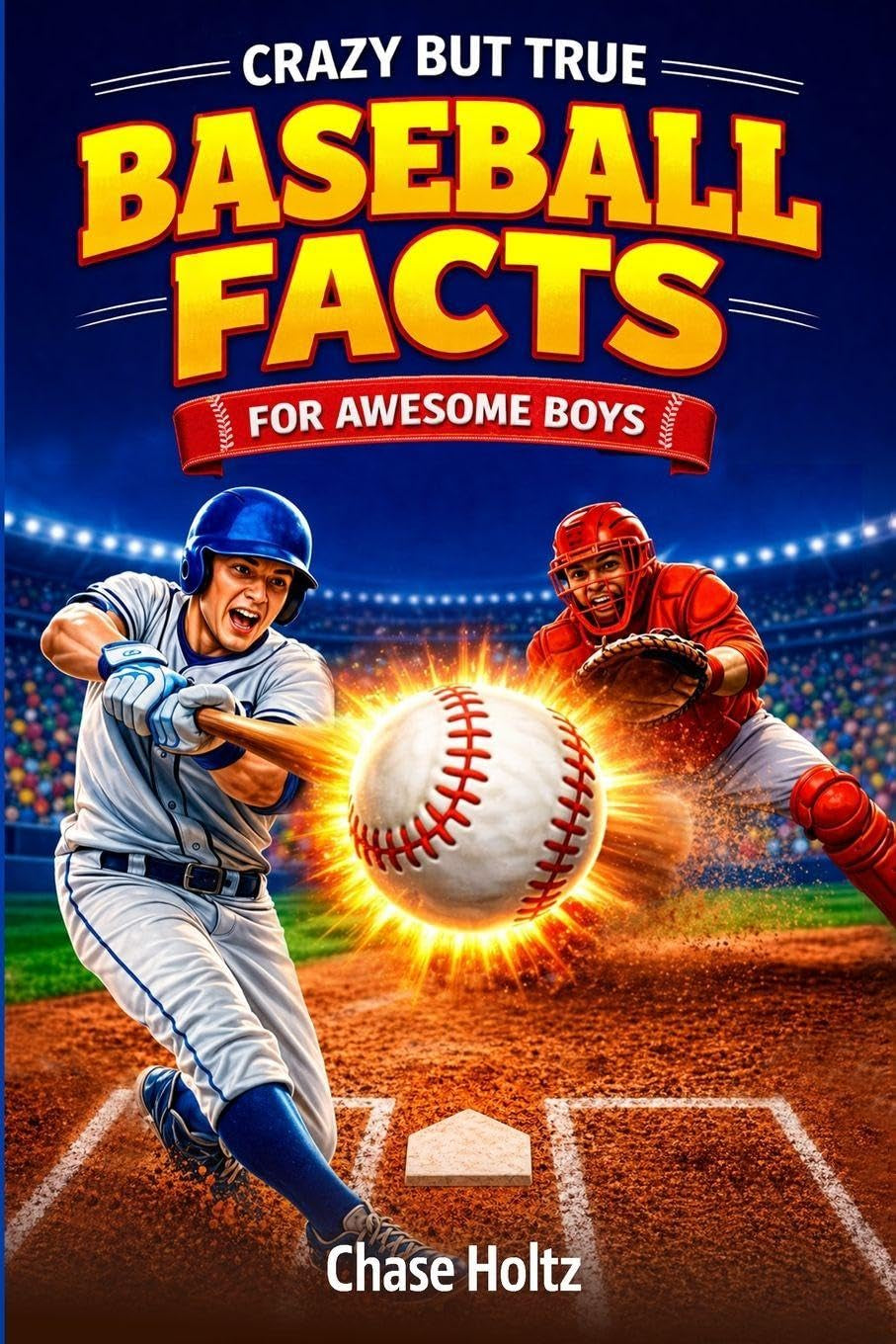 Crazy But True Baseball Facts for Awesome Boys: Unlock the Game's Most Legendary Stories, Stats, and Other Remarkable Trivia for Kids (Baseball Gifts for Boys 8-12) (Unique Sports Fan Gifts)