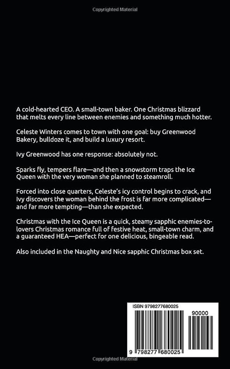Christmas with the Ice Queen: A Steamy Sapphic Small-Town Holiday Romance (A Very Sapphic Christmas Collection)