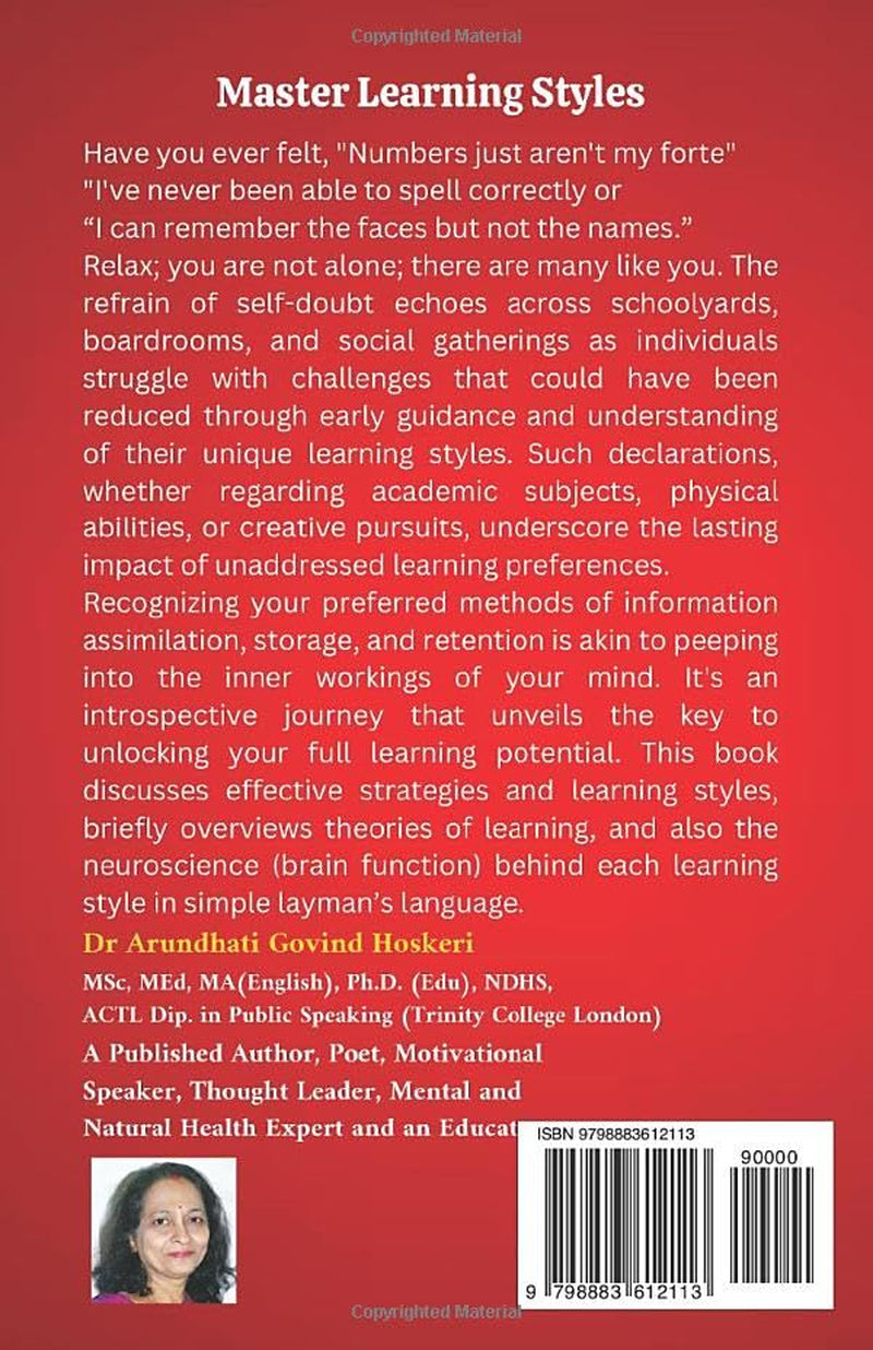 Master Learning Styles: Unleash Your Excellence, Amplify Skills, Powerup Learning Potential and Elevate Your Career (COGNITIVE MASTERY)