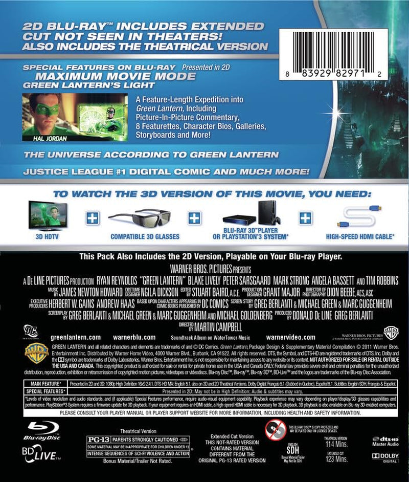 Green Lantern Extended Cut