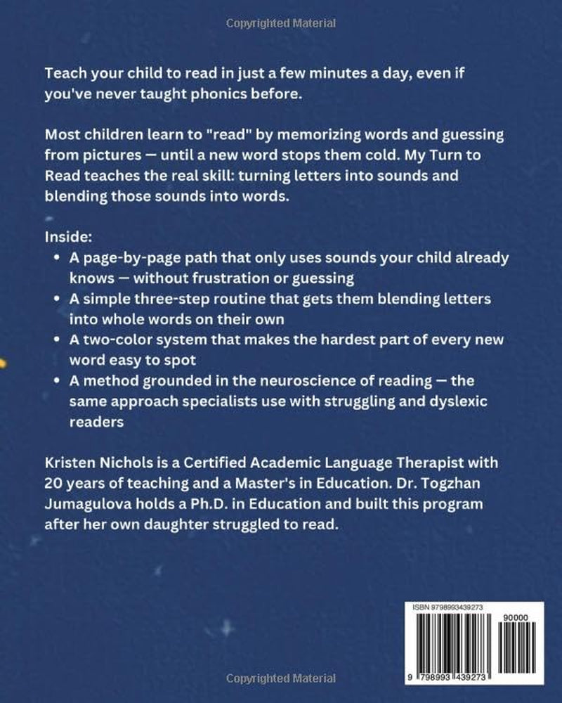 My Turn to Read: A Decodable Reader for Beginners