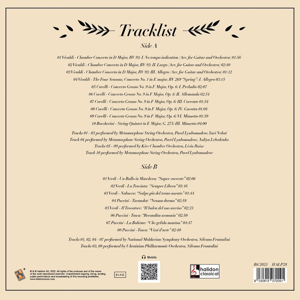 Italian Classical Music - Vivaldi, Corelli, Verdi, Puccini