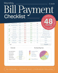 Monthly Bill Payment Checklist: Comprehensive Notebook and Organizer for Monthly Bills, Budget Planning, Expense Management, and Debt Tracking