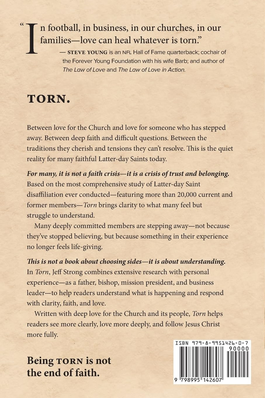 Torn: Why People We Love Are Leaving the Church and What We Can Learn from Them