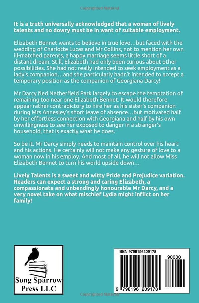 Lively Talents: A Pride and Prejudice Variation (Darcy and Elizabeth Variations)