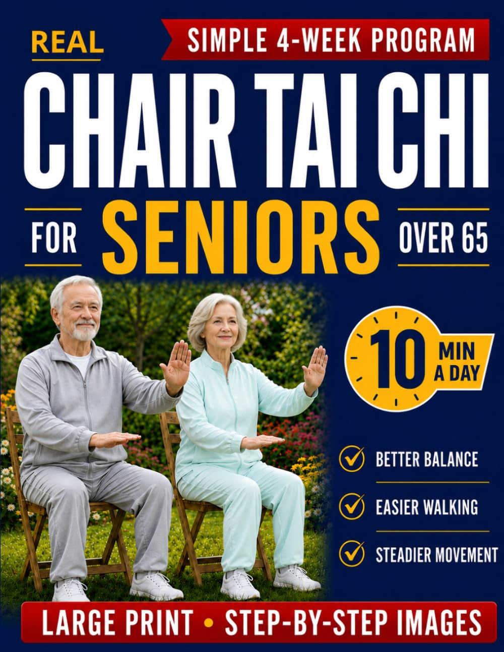 Real Chair Tai Chi for Seniors Over 65: Trust Your Body Again and Stay Independent Longer with a Calm 10-Minute Practice to Improve Balance, Move with Confidence, and Feel Safer in Everyday Life