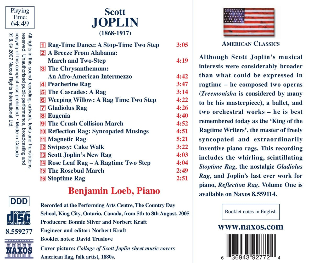 Joplin: Piano Rags, Vol. 2