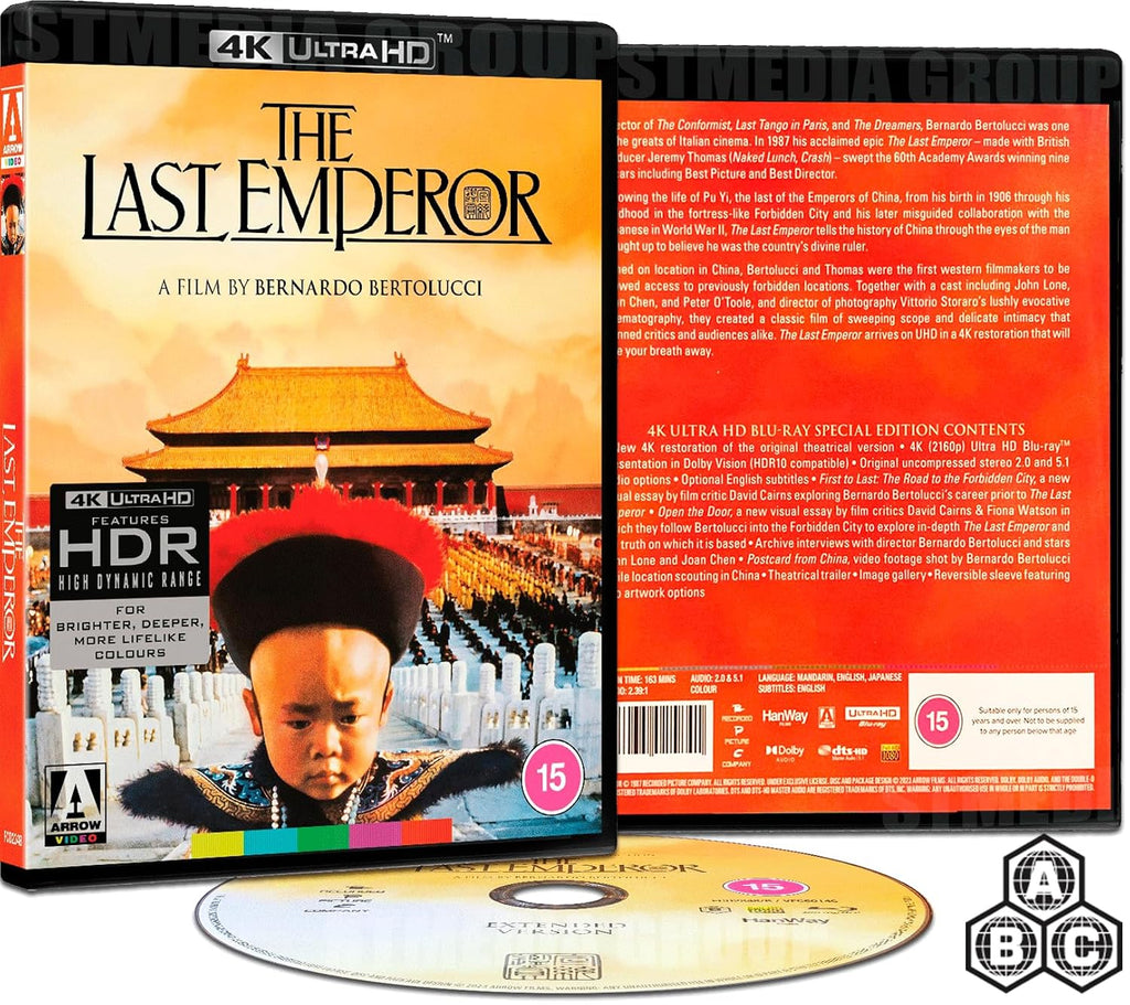 The Last Emperor (Reversible cover) [4K Ultra HD] [Region Free]