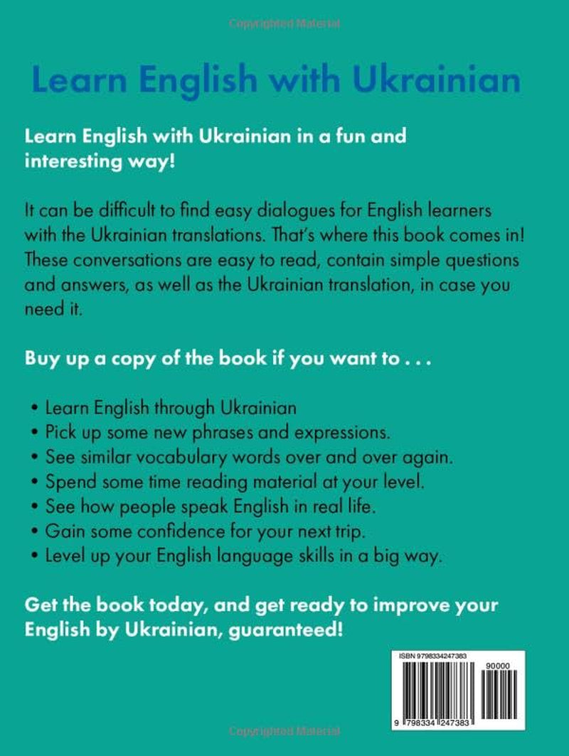 Learn English with Ukrainian: High-Beginner English Conversation lessons for Ukrainian Speakers (with Translations) (Learn English with Other Languages)