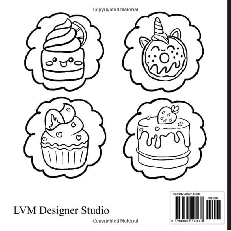 CandyCraft Coloring Collection: A Sweet Artistic Expedition with Desserts, Pastries, and Delights (Bold & Simple Designs for Relaxation and Fun) (Sweet things - black and white)