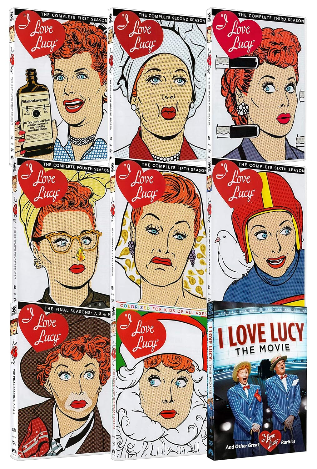 I Love Lucy: The Complete Season 1-9 / The I Love Lucy Christmas Special / I Love Lucy: The Movie