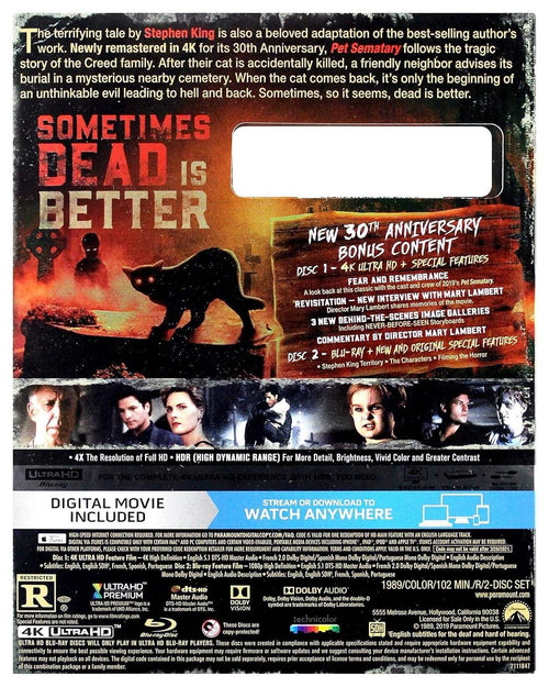 Pet Sematary [4K UHD]