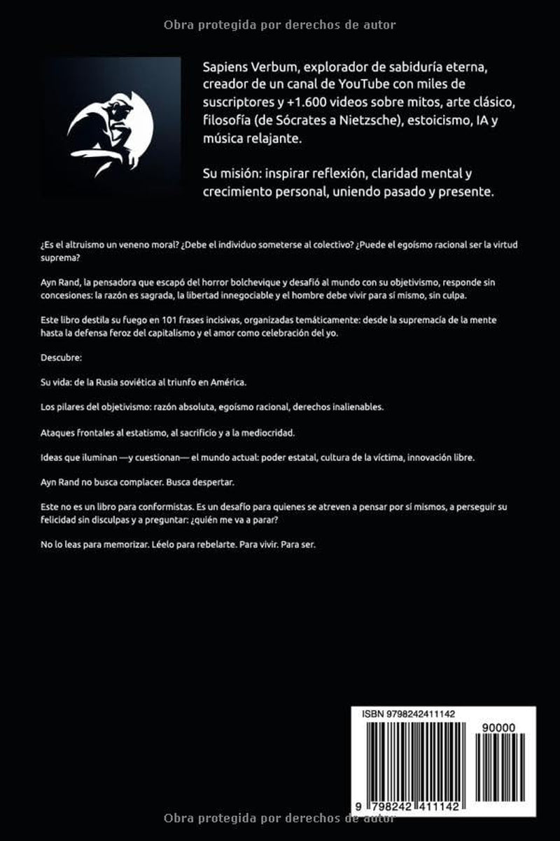 Ayn Rand Frases Célebres: Dosis de Sabiduría de las Mentes Más Influyentes (Spanish Edition)