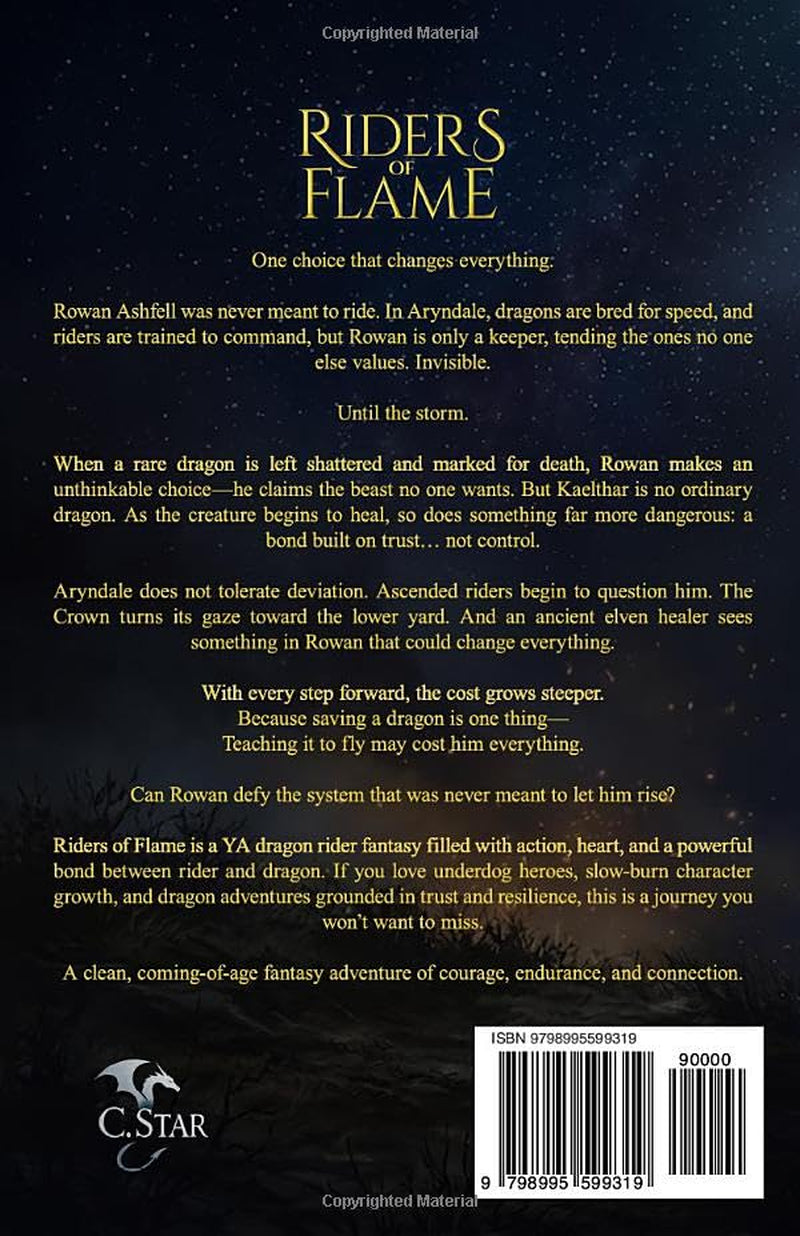 Riders of Flame: Book One (RIDERS of FLAME: A YA Dragon Rider Fantasy)
