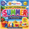 Summer Coloring Book for Toddlers Ages 1-3: My First Coloring Book with Big and Easy Pictures, Simple Activities and Cute Summer Fun: Beach Ball, Ice ... Hands (PequeYoma First Learning Collection)