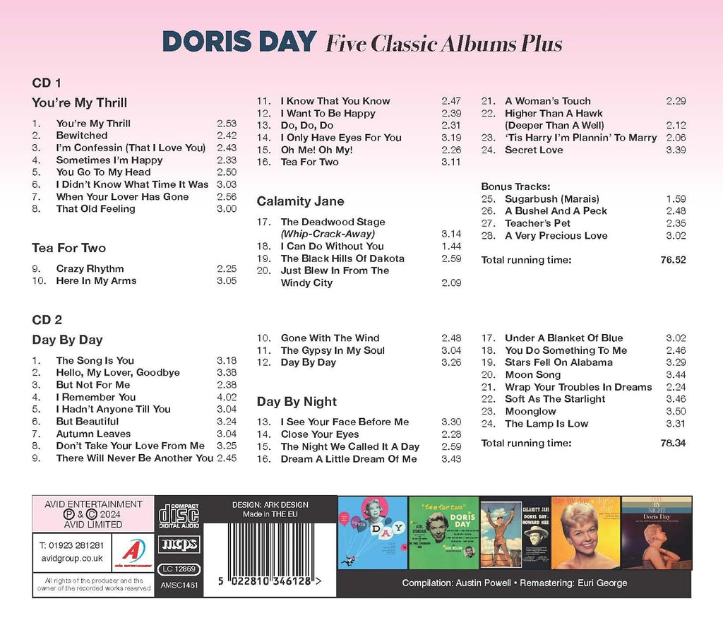 Five Classic Albums Plus (You're My Thrill / Tea For Two / Calamity Jane / Day By Day / Day By Night)