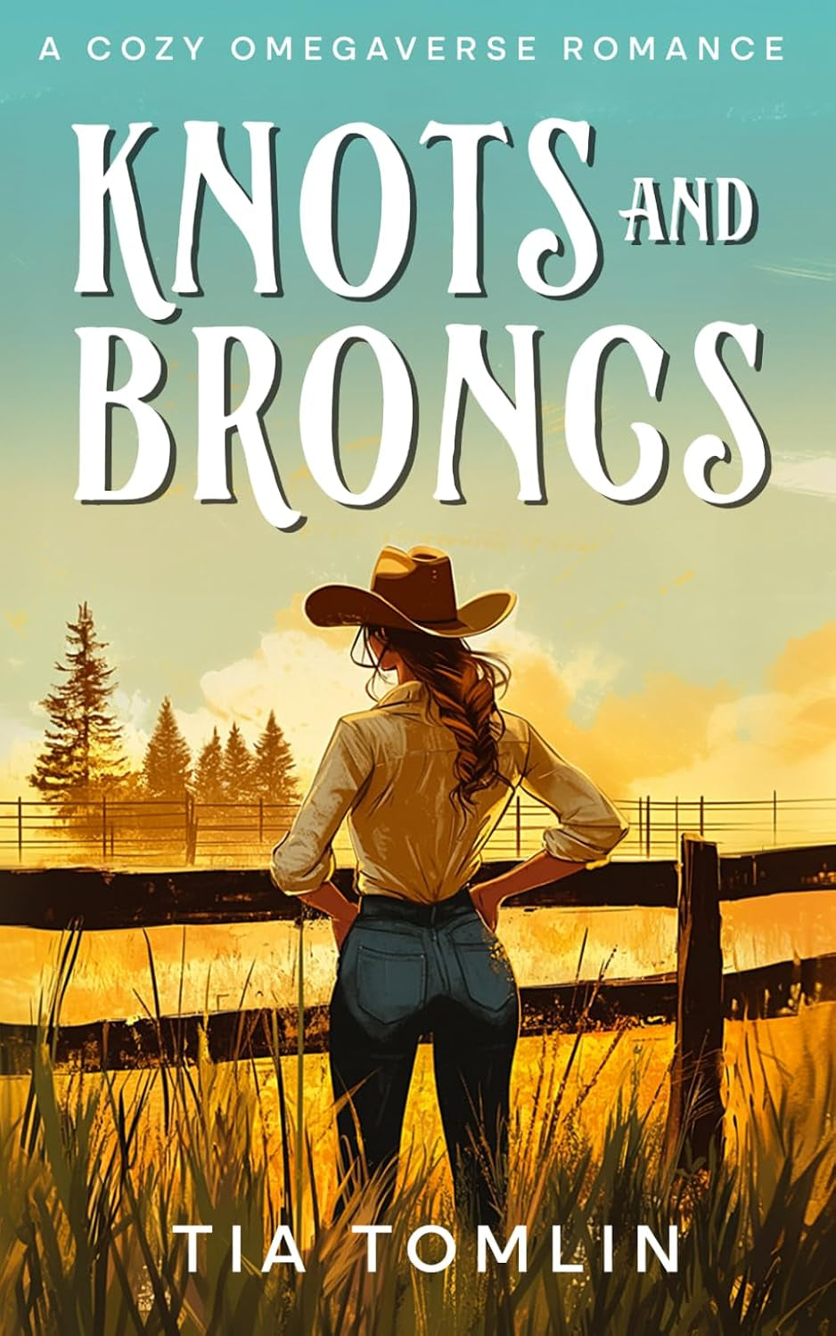 Knots and Broncs: A Cozy Omegaverse Romance (Packs of Prairie Pine)