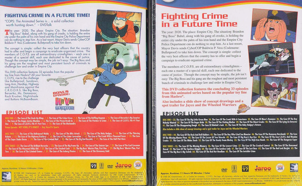 C.O.P.S. - The Complete Series : Vol 1 & 2 - 65 episodes