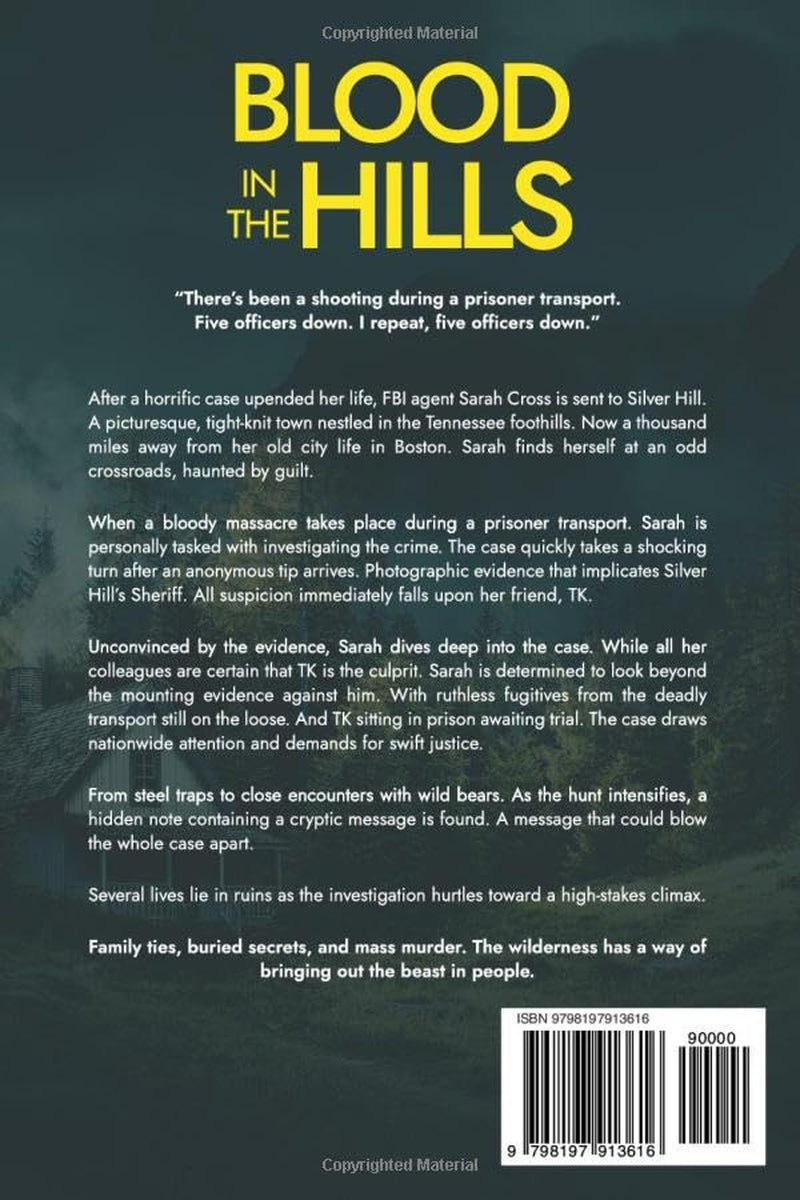 Blood in the Hills (Sarah Cross FBI Mystery Thriller)