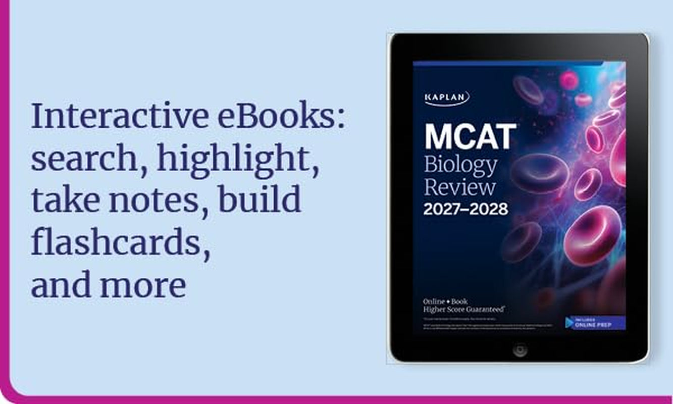 MCAT Complete 7-Book Subject Review 2027–2028 | Biggest Update Ever: 500+ New Images & All-New CARS Book | 3 Practice Tests (Kaplan Test Prep)
