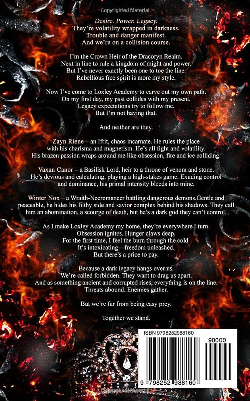 OUT OF SHADOWS: A Dark Paranormal Academy Reverse Harem Romance (LOXLEY ACADEMY)