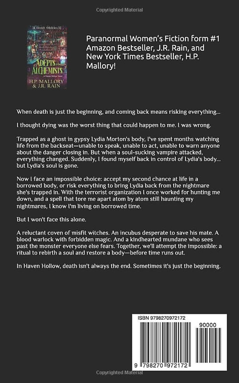 Adepts and Alchemists: A Paranormal Women's Fiction Novel: (Occult Oddities) (Haven Hollow)