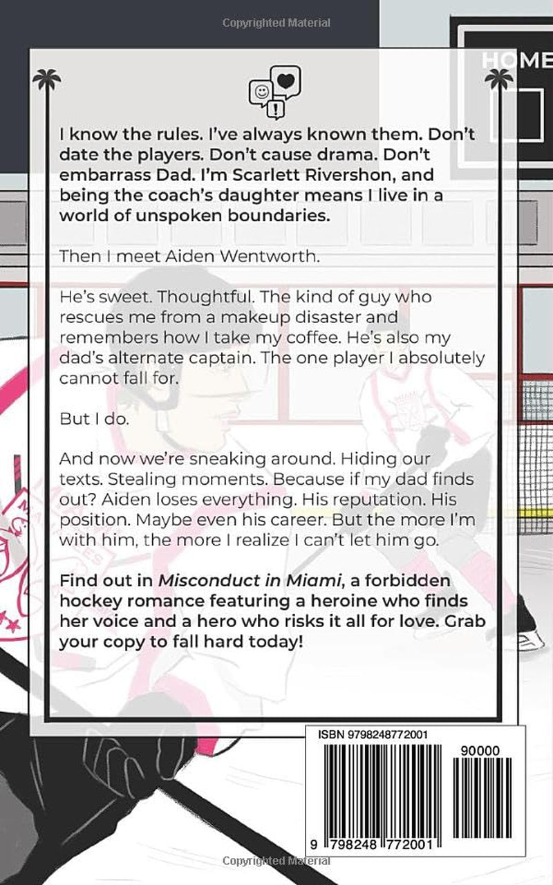 Misconduct in Miami: A Coach's Daughter Hockey Romance (The Miami Sports Series)