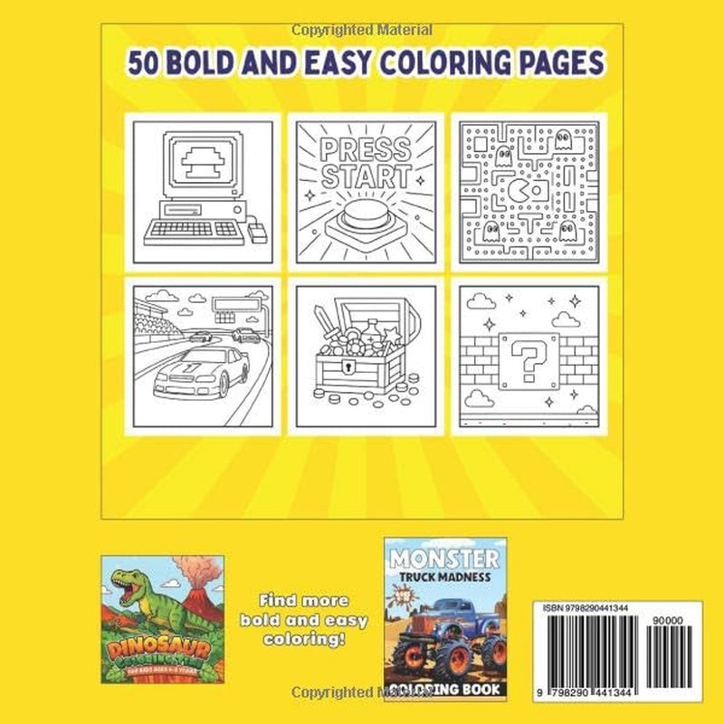 Game On Arcade: A Retro Gaming Coloring Adventure! (Creative Minds and Bold Lines series)