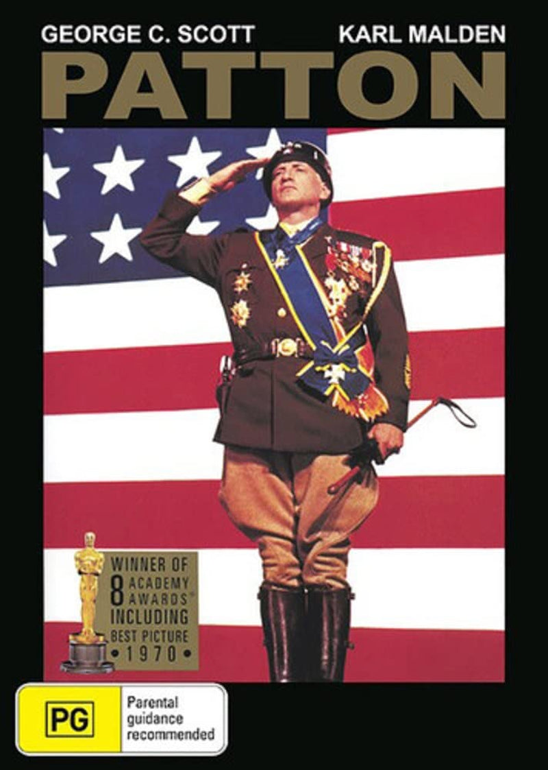 Patton & The Last Days Of Patton DVD 3-Disc Set George C Scott Includes Glossy Print D-Day Monument Art Card