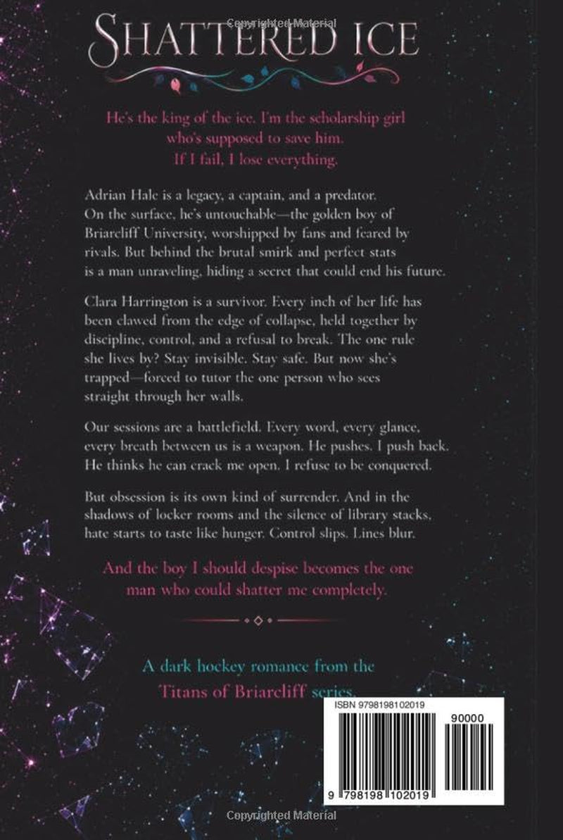 Shattered Ice: A Good Girl x Bad Boy Enemies-to-Lovers Hockey Romance (The Titans of Briarcliff)