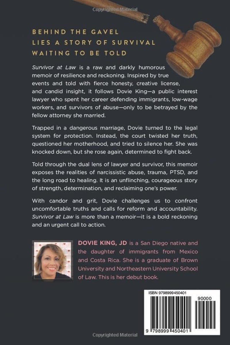 Survivor At Law: A Lawyer’s Memoir of Trauma, Narcissistic Abuse, and Weaponized Divorce