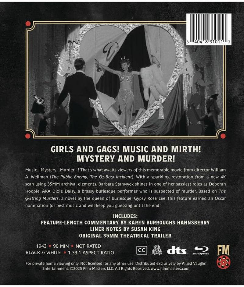 Lady of Burlesque Newly Restored Limited Edition Release [Blu-ray]