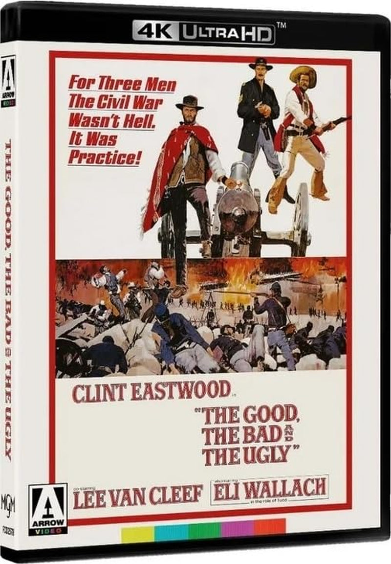 The Good, the Bad and the Ugly (1 Movie, 2 Cuts / Reversible Cover / Bonus Features) [4K UHD + Blu-ray] [Region Free]