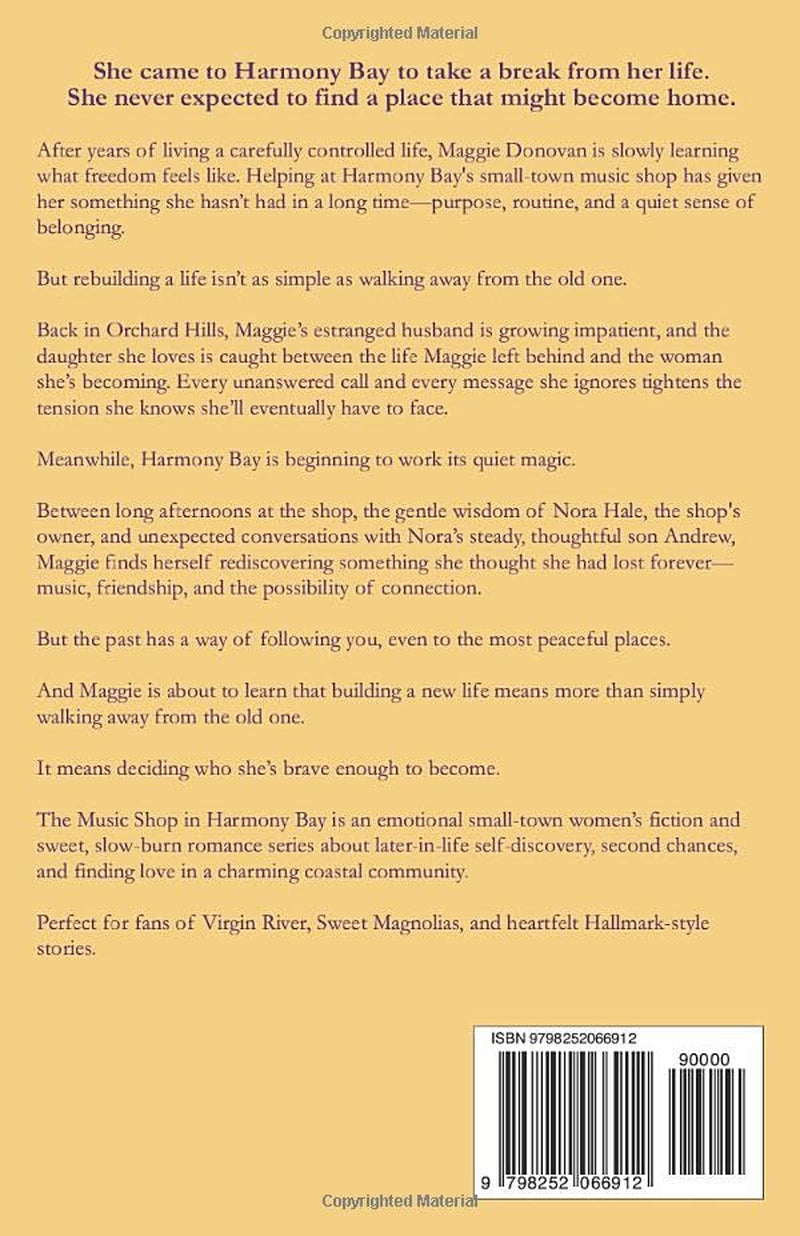 The Music Shop (Harmony Bay Book 2): A Small-Town Women’s Fiction and Sweet Romance Series of Later-in-Life Second Chances