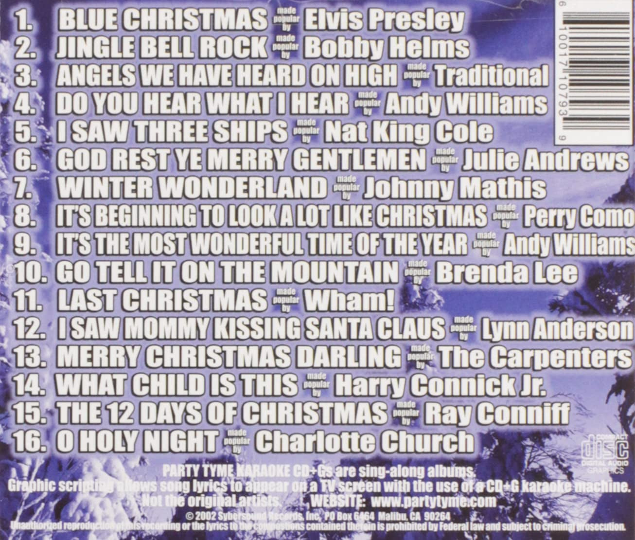 Party Tyme Karaoke: Christmas Sing-Along, Vol. 2