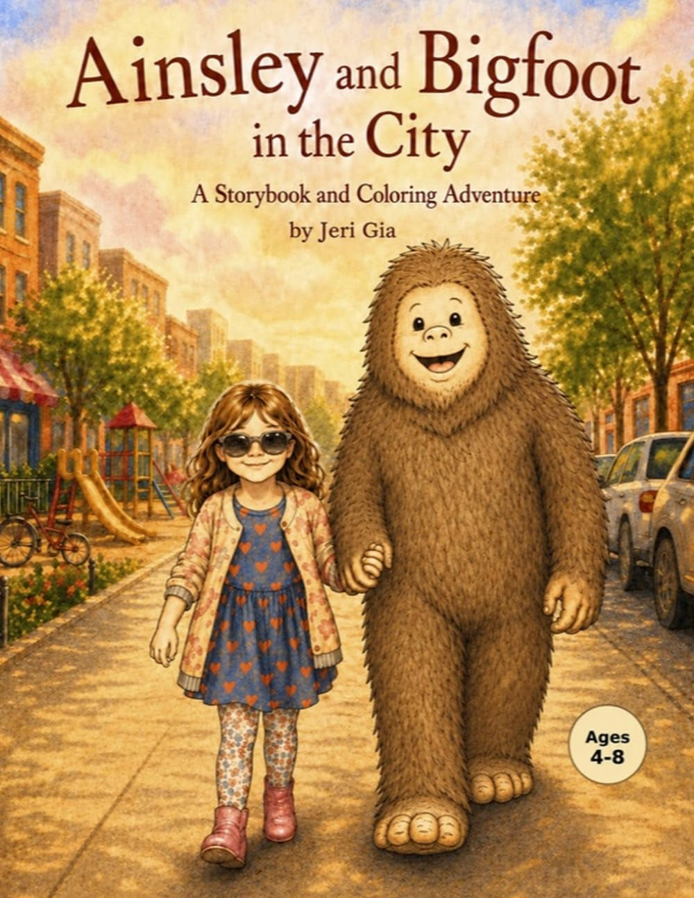 Ainsley and Bigfoot in the City