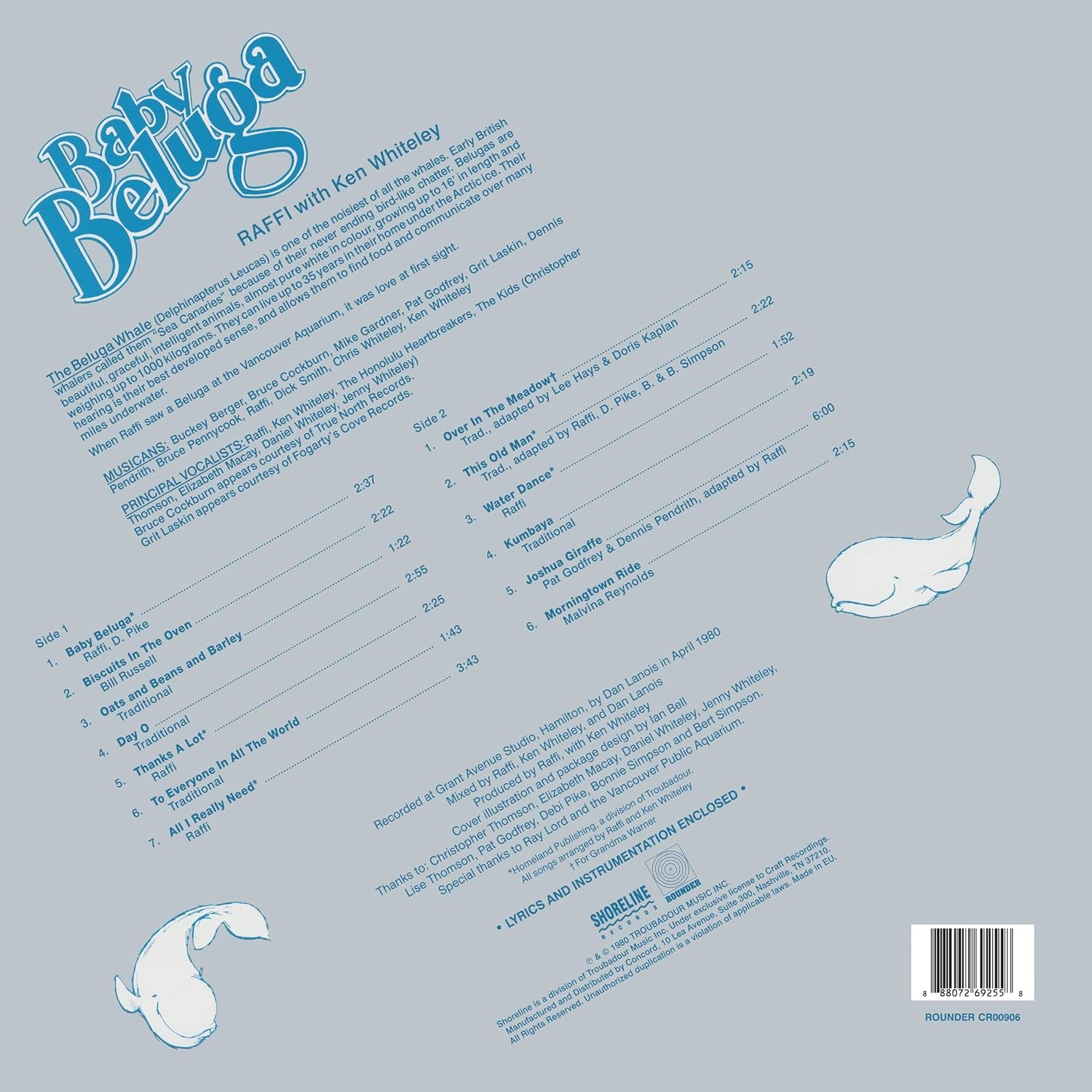 Baby Beluga Blue Eco-Mi
