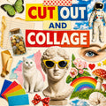 The Cut Out And Collage Book: One-Sided Decorative Art for Cut and Collage, Mixed Media, Junk Journal, Paper Crafts, and More