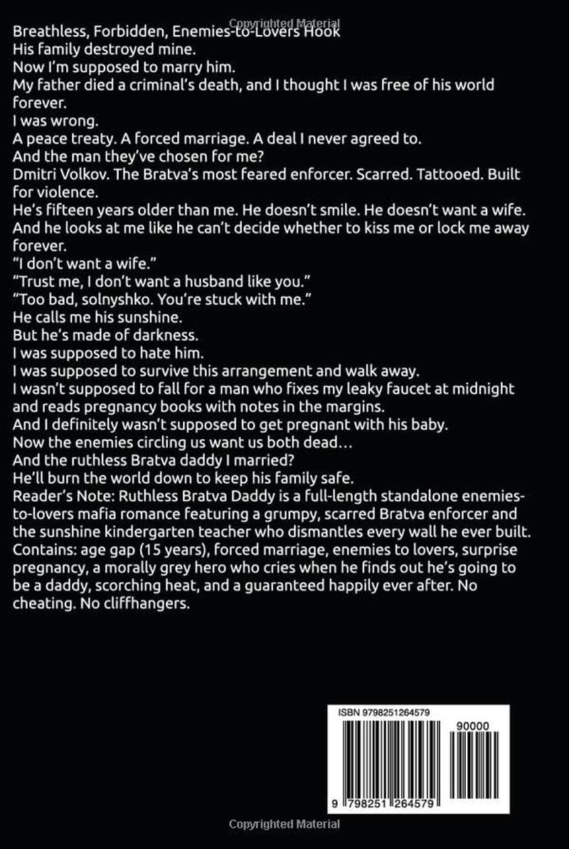 Ruthless Bratva Daddy: An Age Gap Surprise Pregnancy Dark Romance