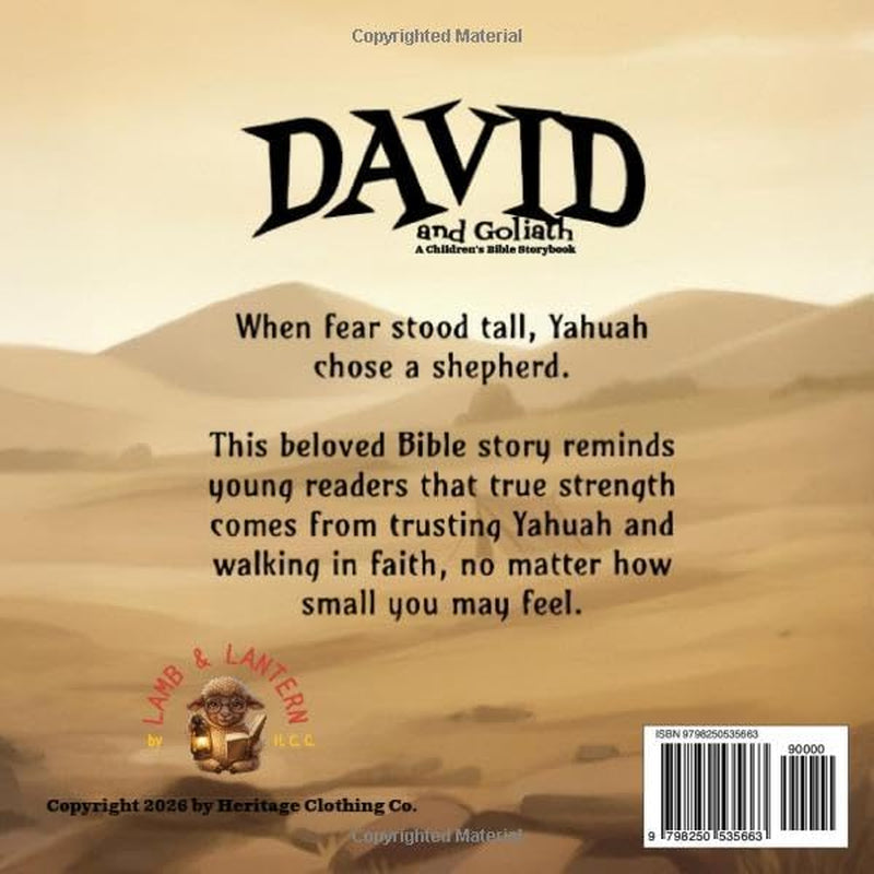 David and Goliath: A Children's Bible Storybook (Lamb & Lantern Stories)