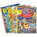 Seek & Find with Freddy and Ellie, 4 Book Set. Includes Dinosaurs, Outer Space, The Case of the Missing Mona Lisa, and The Secret of the Roman Colosseum