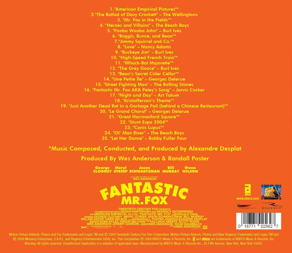 Fantastic Mr. Fox Original Soundtrack
