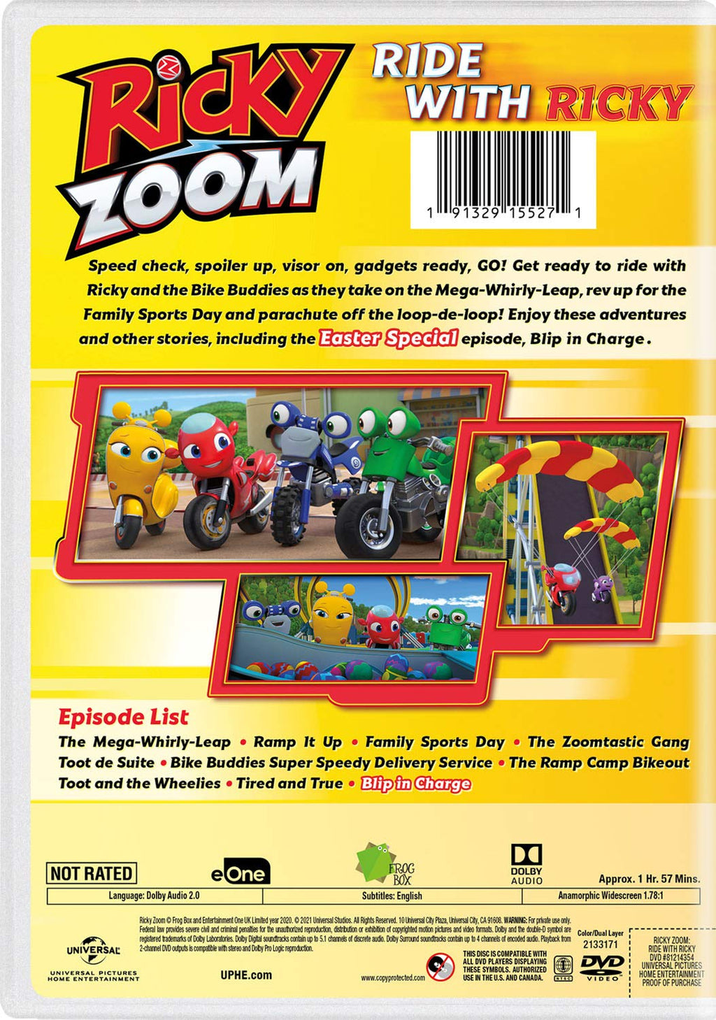 Ricky Zoom: Ride with Ricky [DVD]