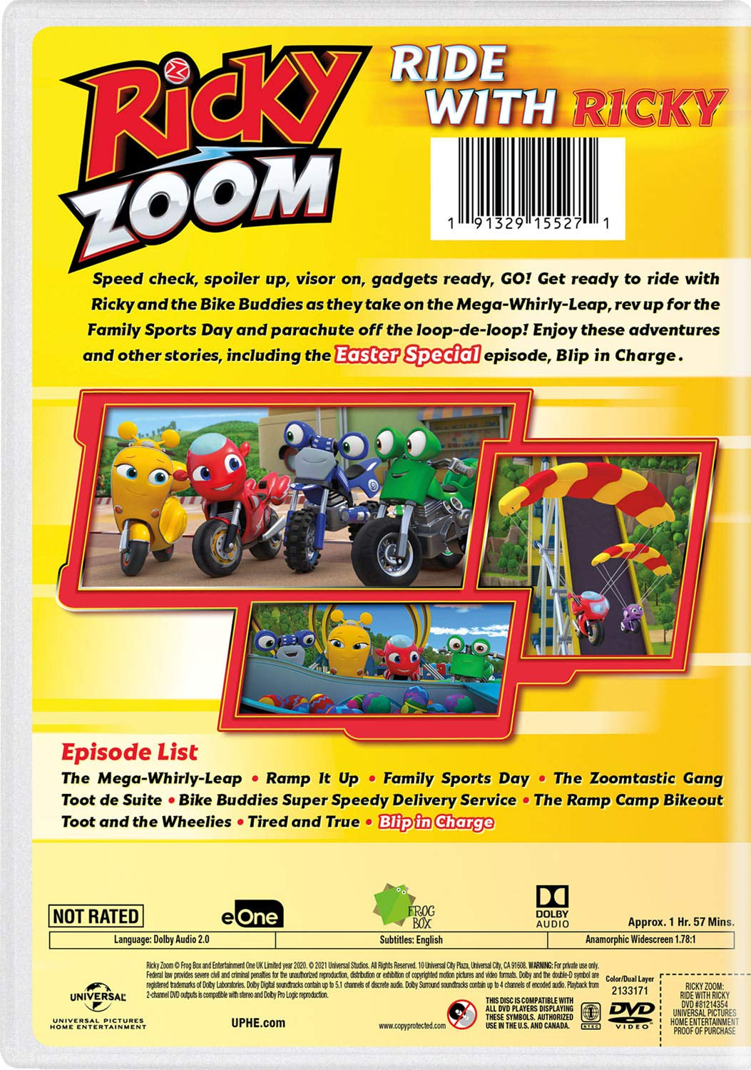 Ricky Zoom: Ride with Ricky [DVD]