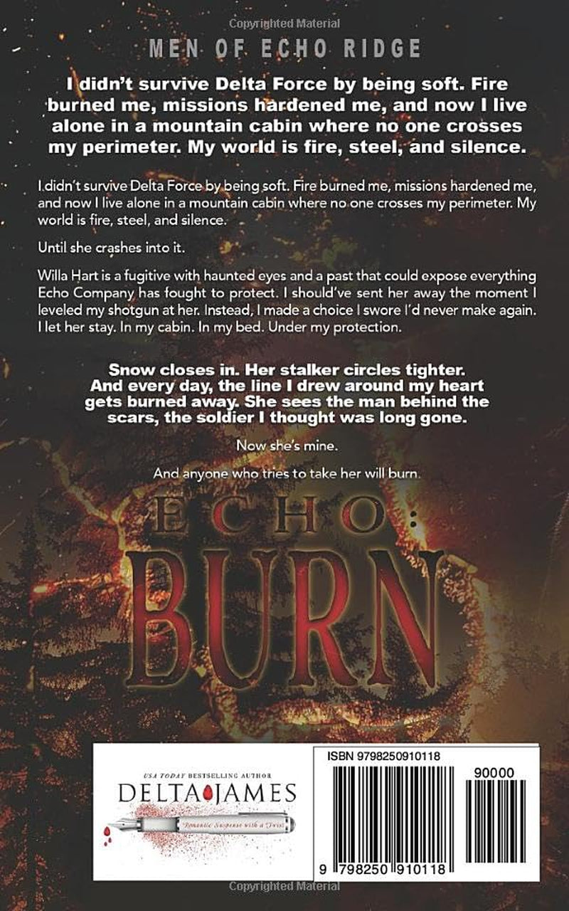 Echo: Burn: A Military Romantic Suspense (Men of Echo Ridge)