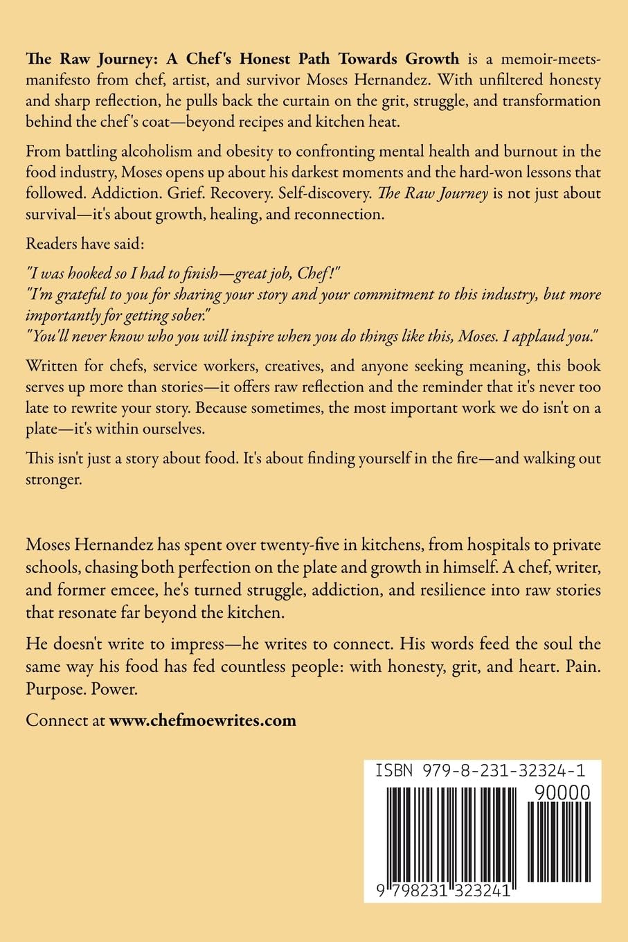 The Raw Journey: A Chef's Honest Path Towards Growth