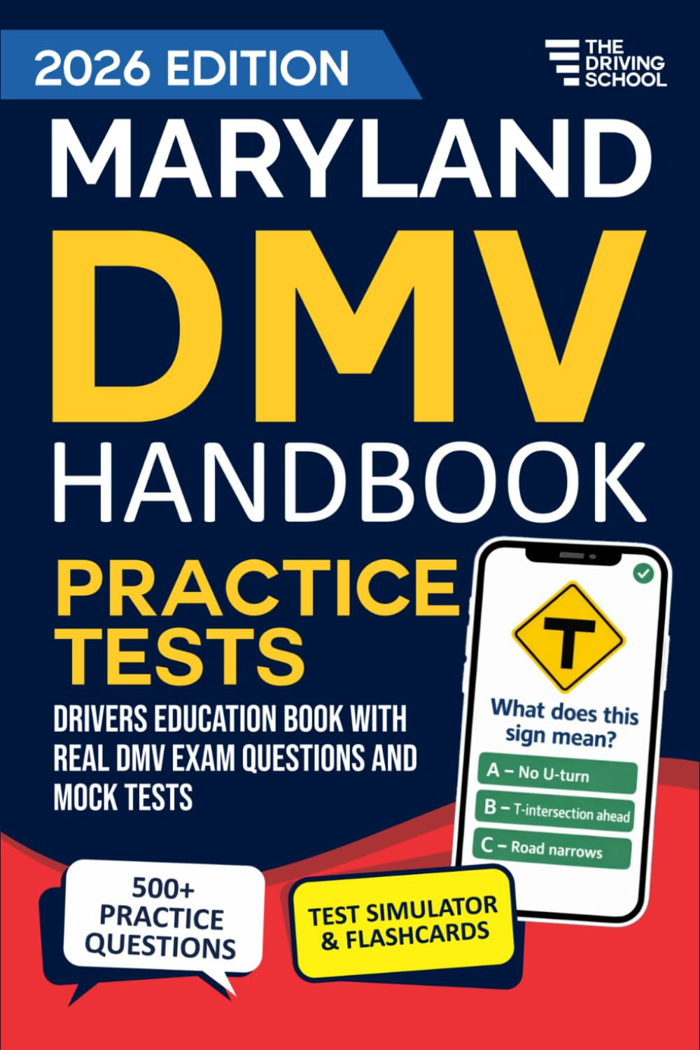 Maryland DMV Handbook: Practice Drivers Test Guide and Drivers Education Book | 500+ Real Exam Questions, Mock Tests & Full Progress Tracking