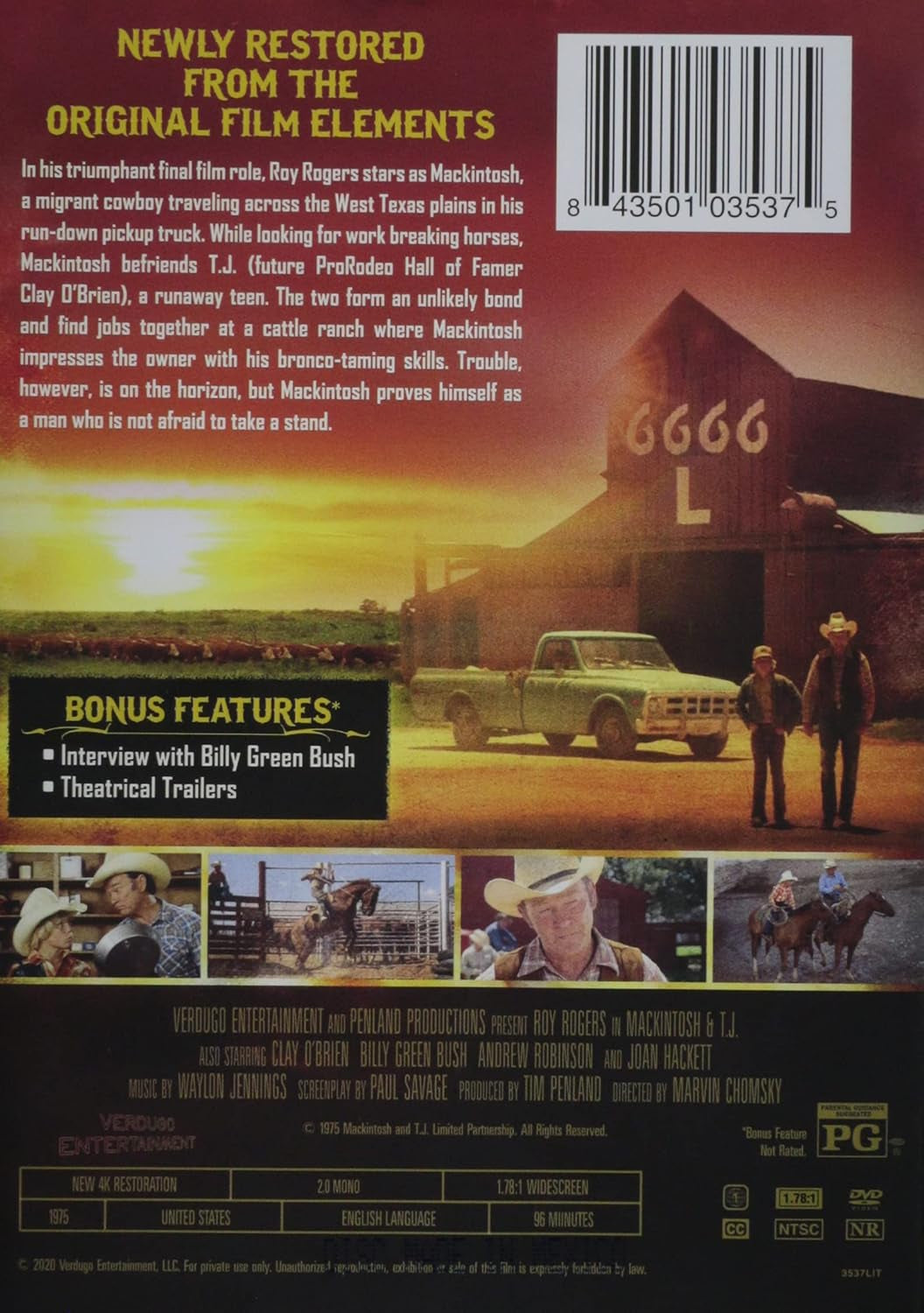 MACKINTOSH AND TJ DVD