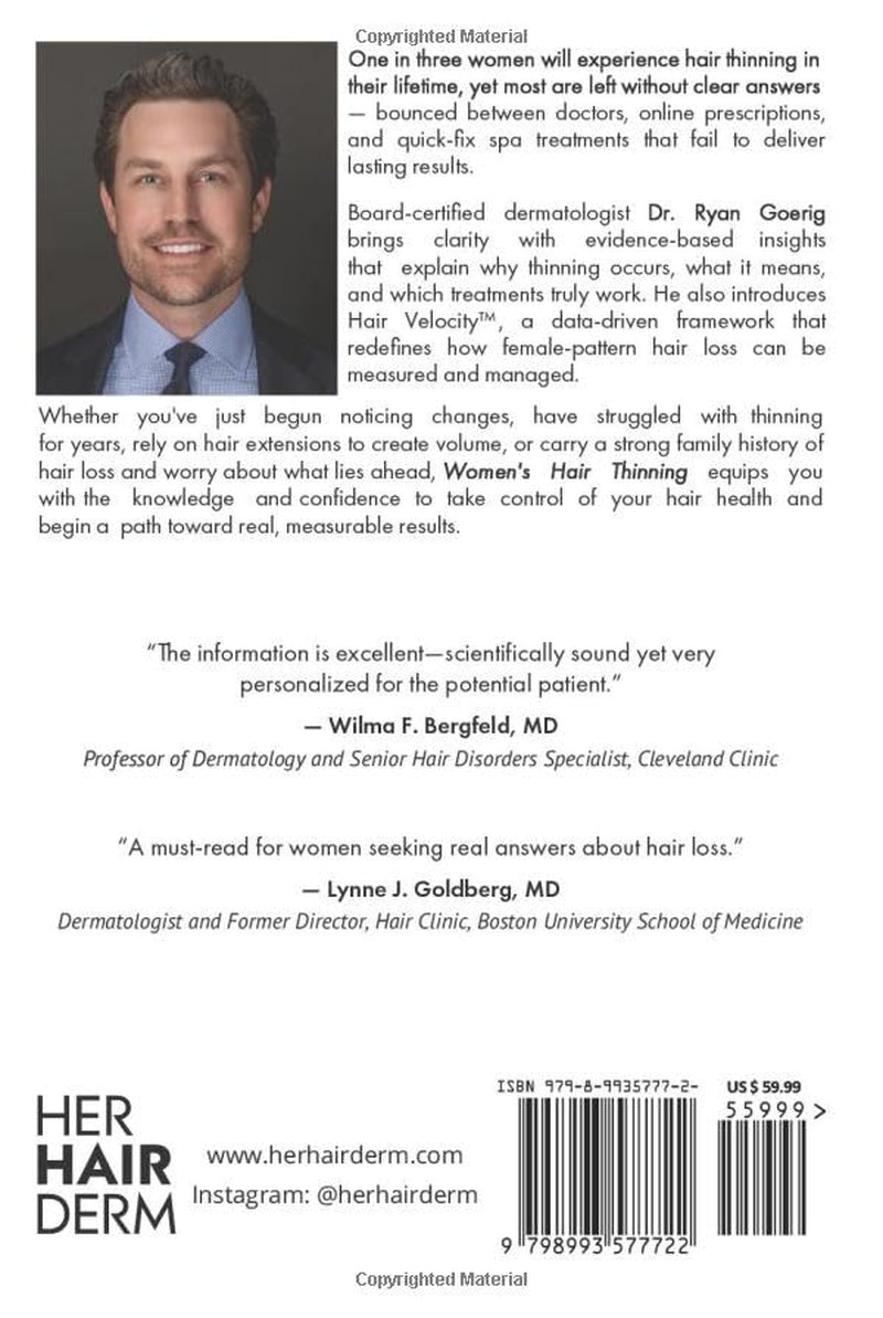 Women's Hair Thinning: A Dermatologist's Evidence-Based Guide to Understanding Causes, Getting the Right Diagnosis, and Navigating Treatment
