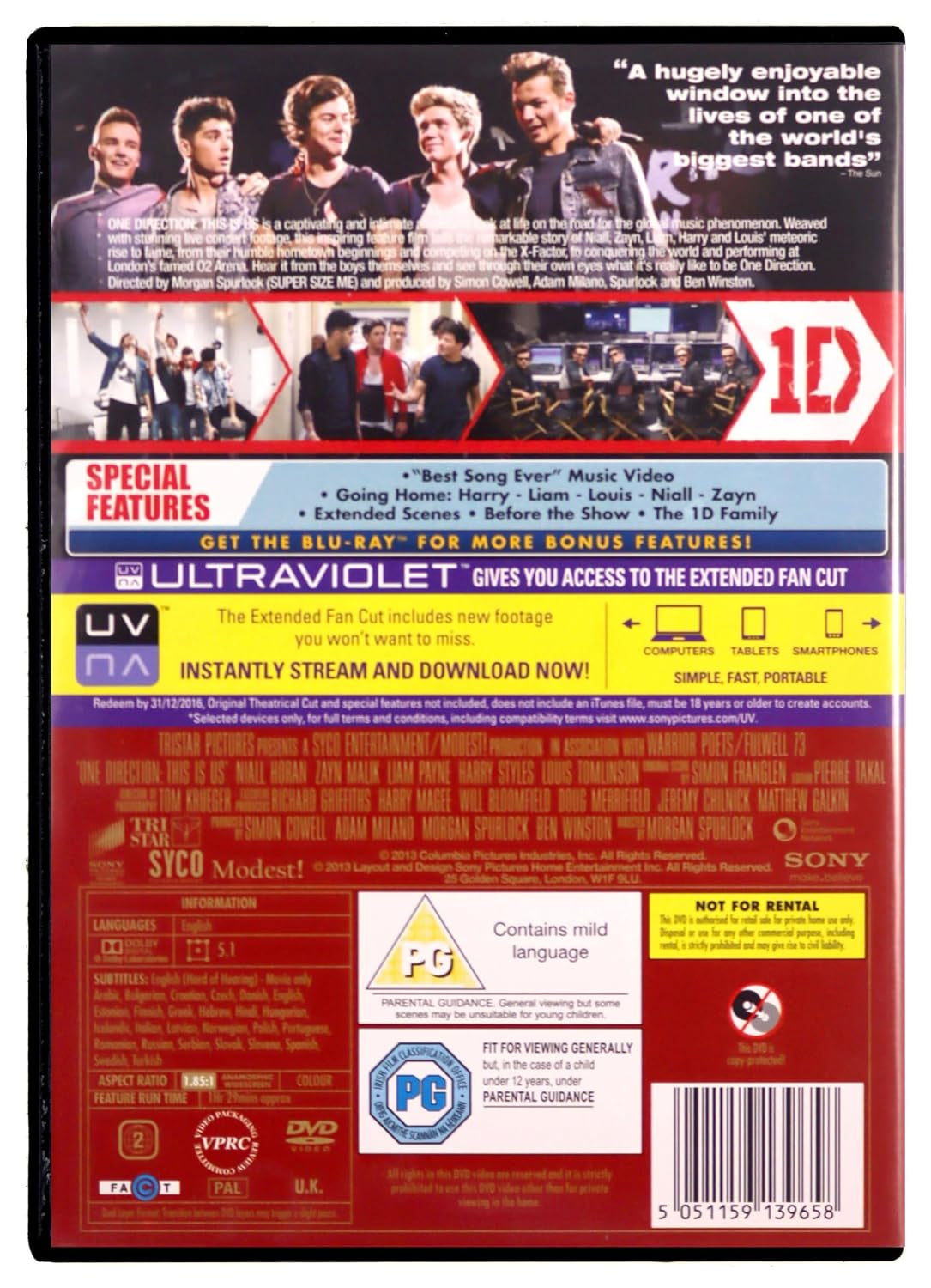 One Direction: This Is Us [DVD] [2013]
